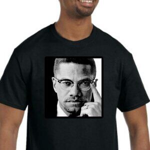 Malcolm X T-Shirt (NEW) *Multiple colors available*